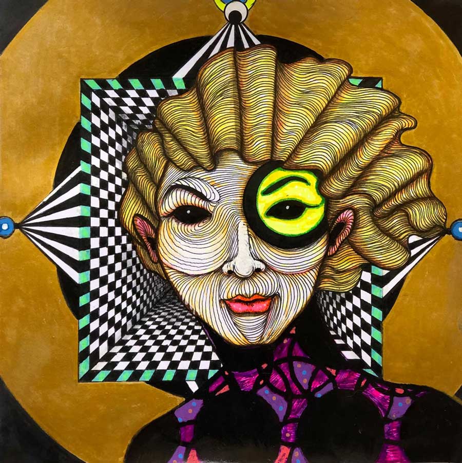 Fancy Observer drawings by Maher Diab