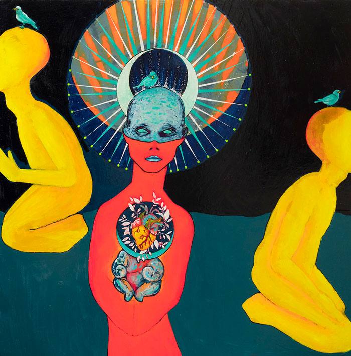 Untitled XXII paintings by Maher Diab