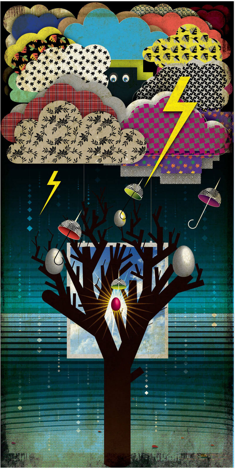 A3 TO THE TREES I LOVE A digital by Maher Diab