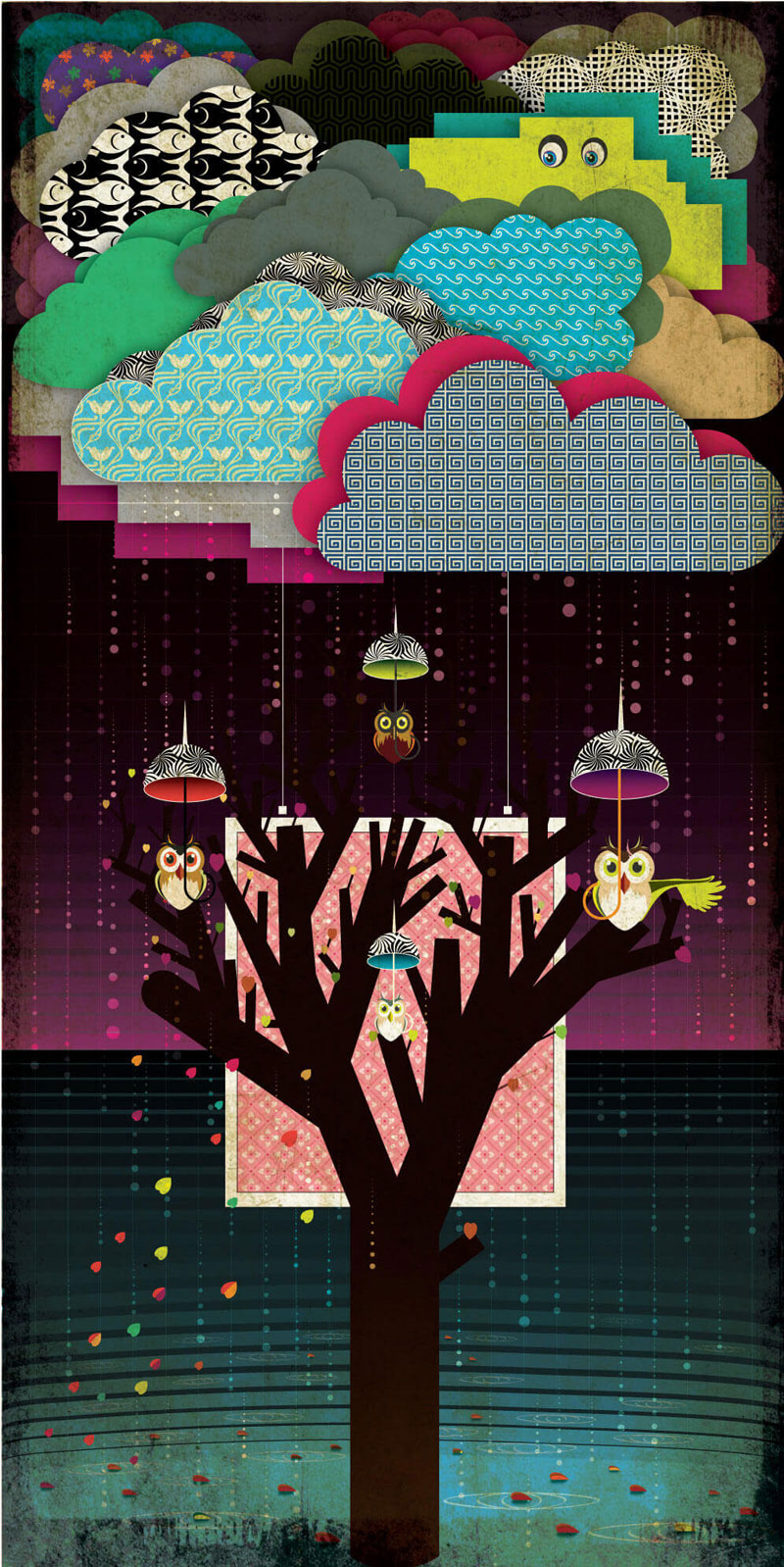 A3 TO THE TREES I LOVE H digital by Maher Diab