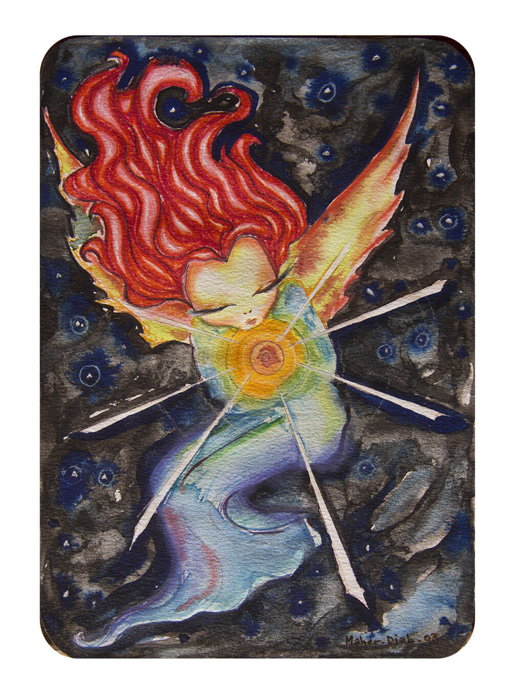 ANGEL WINGS drawings by Maher Diab