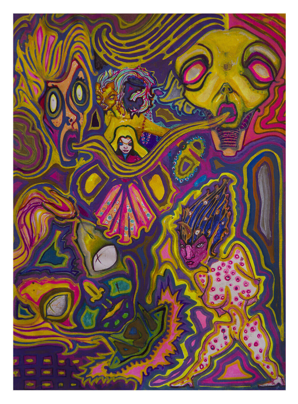 BAD ACID drawings by Maher Diab