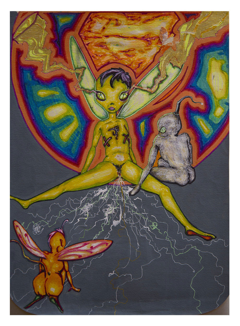 COSMIC PORN drawings by Maher Diab