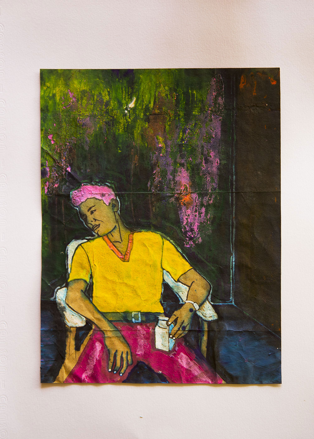 DRINK MILK drawings by Maher Diab