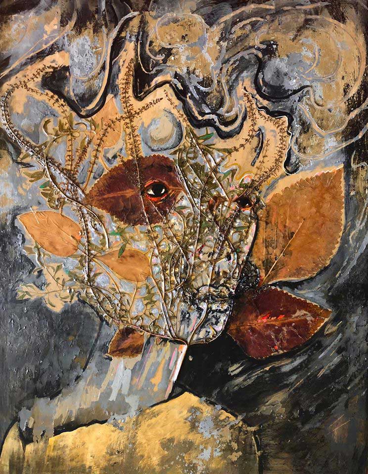 Dissolve paintings by Maher Diab