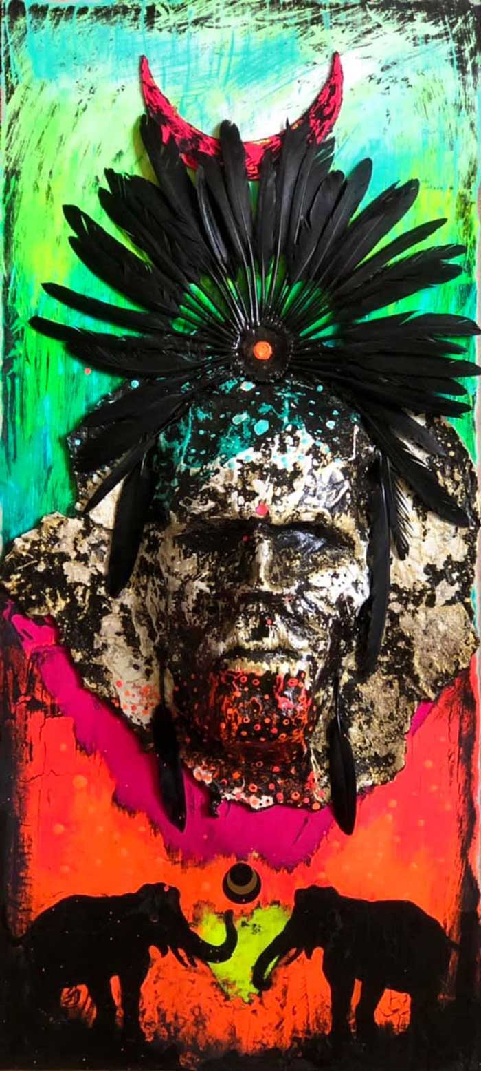 Dream catcher paintings by Maher Diab