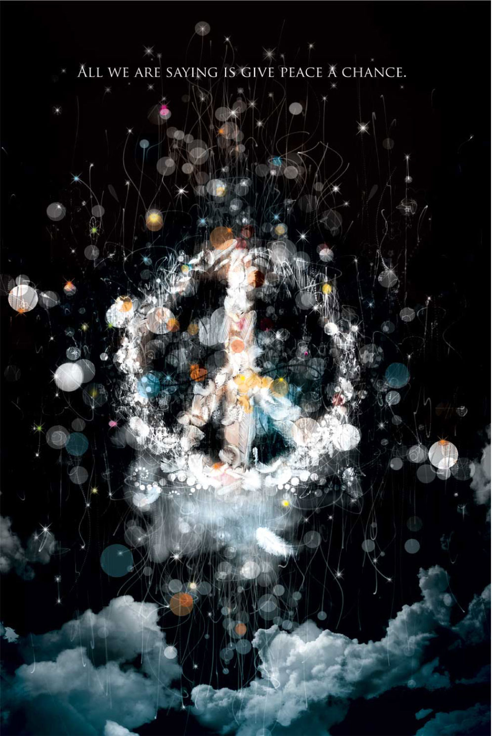 GIVE PEACE A CHANCE digital by Maher Diab