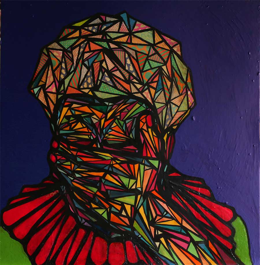 I am scared I'll be left behind paintings by Maher Diab