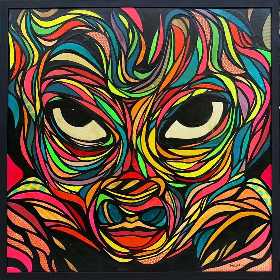 I forgive but I don't forget. paintings by Maher Diab