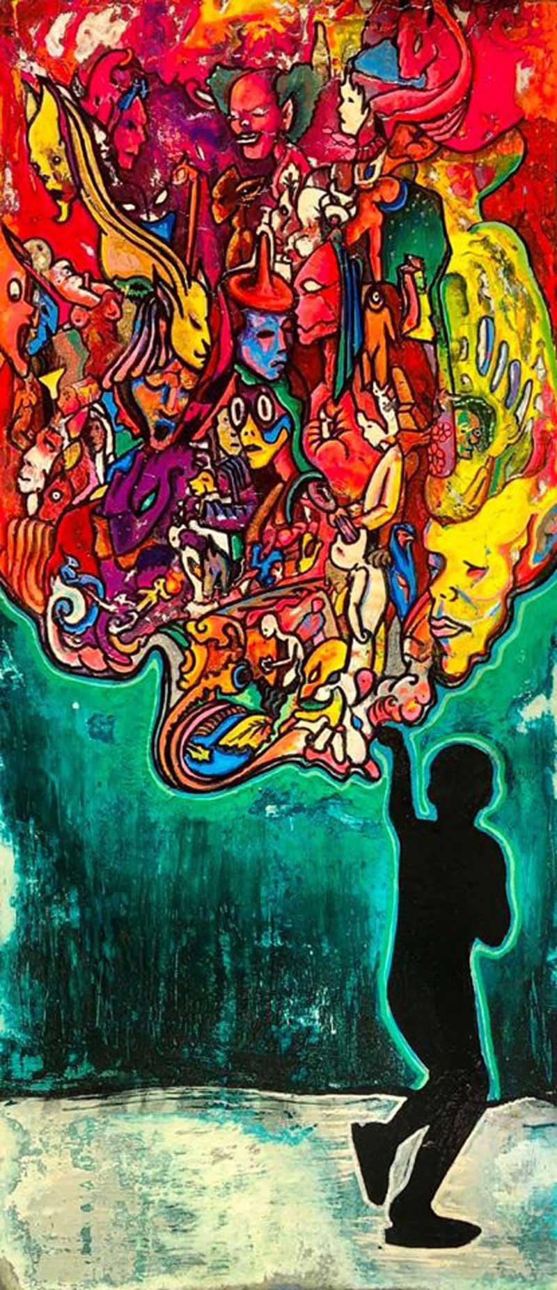 Intro verse paintings by Maher Diab