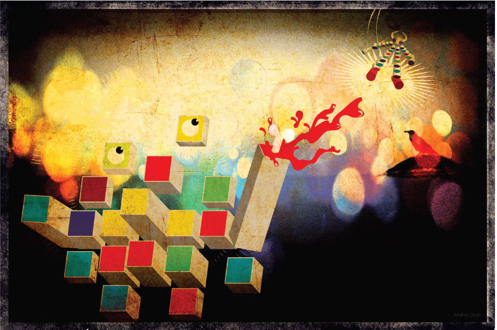 LA LUNA 3 digital by Maher Diab