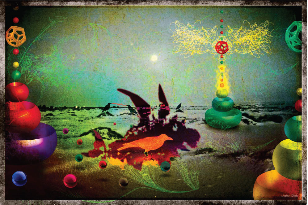 LA LUNA 4 digital by Maher Diab