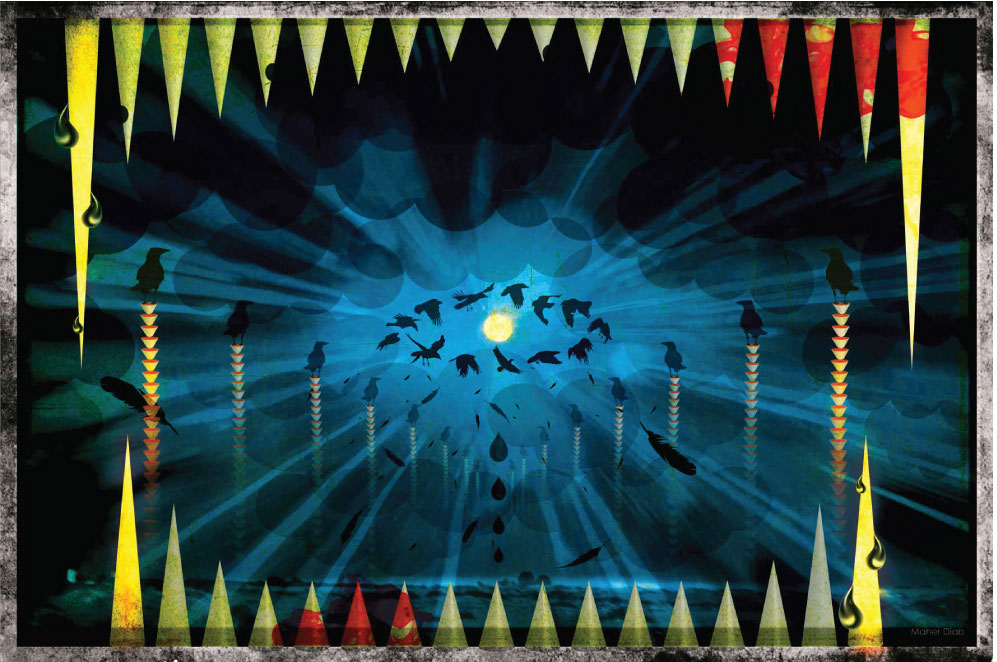 LA LUNA 5 digital by Maher Diab