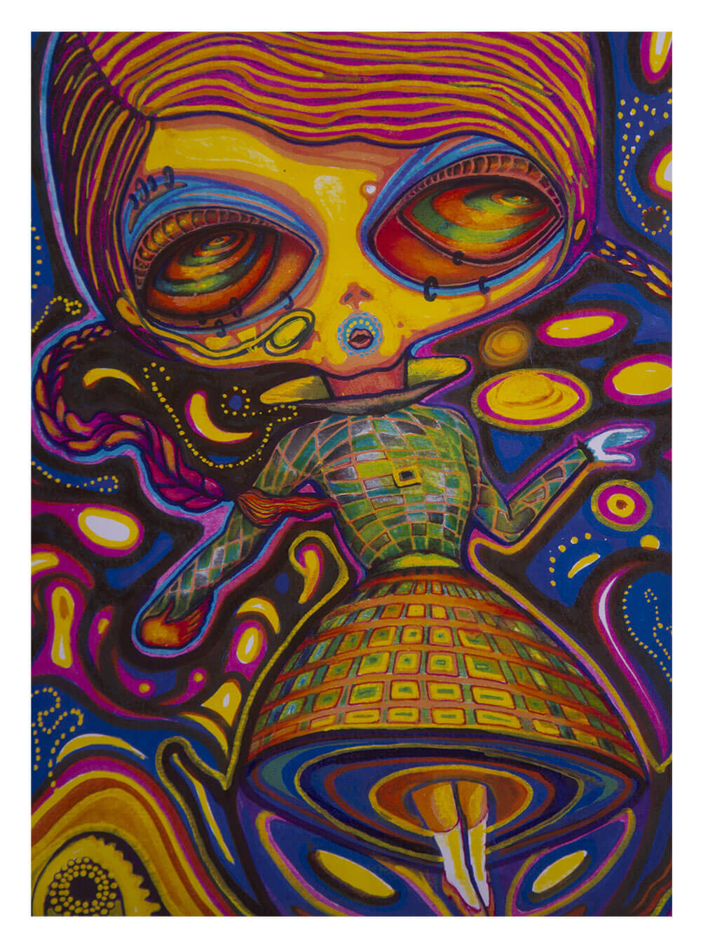 LAST NIGHT A DJ SAVED MY LIFE drawings by Maher Diab