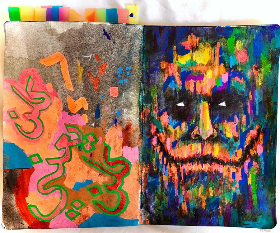 Legend drawings by Maher Diab