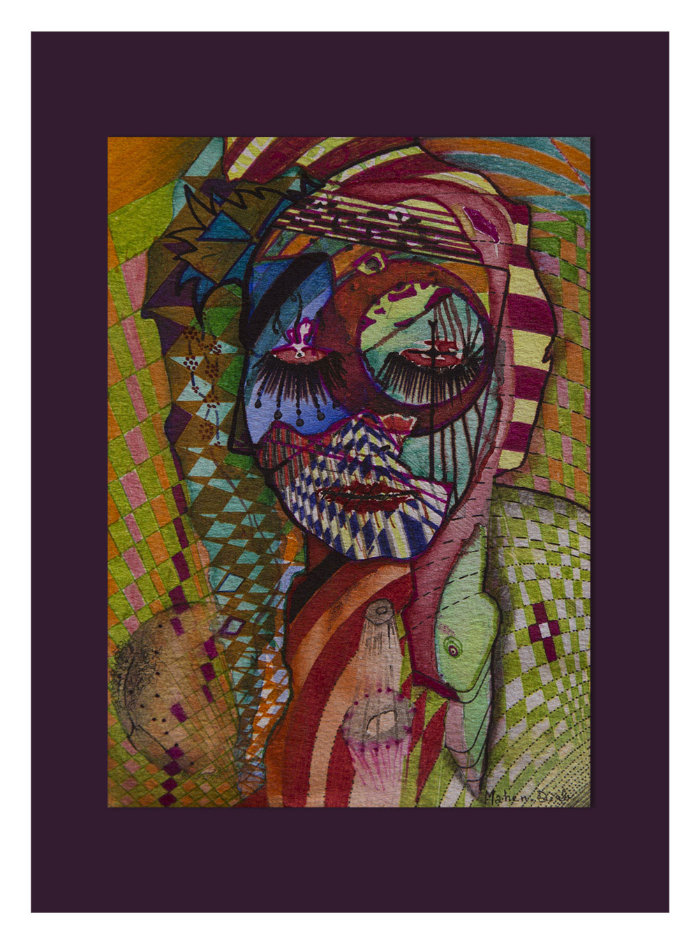 MIRAGE drawings by Maher Diab