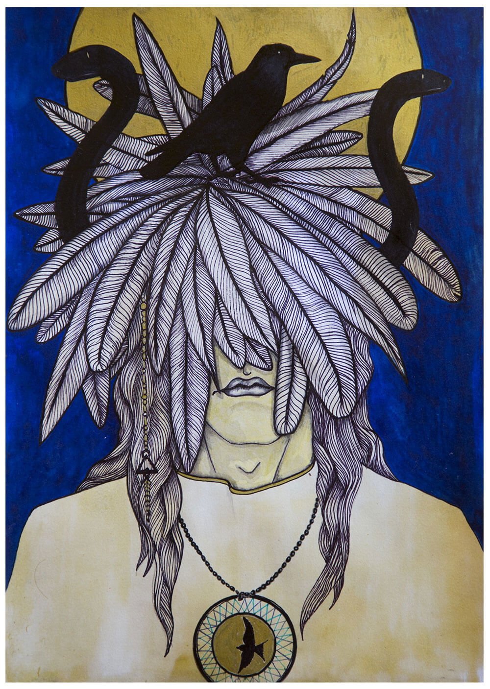 MIRIAM THE ALCHEMIST drawings by Maher Diab