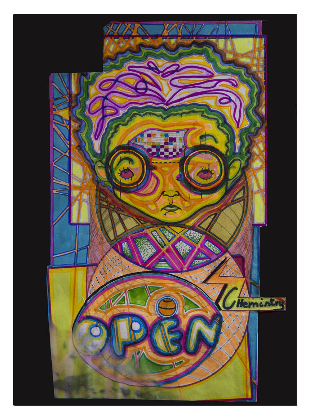 THERE'S AN ORCHESTRA IN ME PLAYING ENDLESSLY drawings by Maher Diab