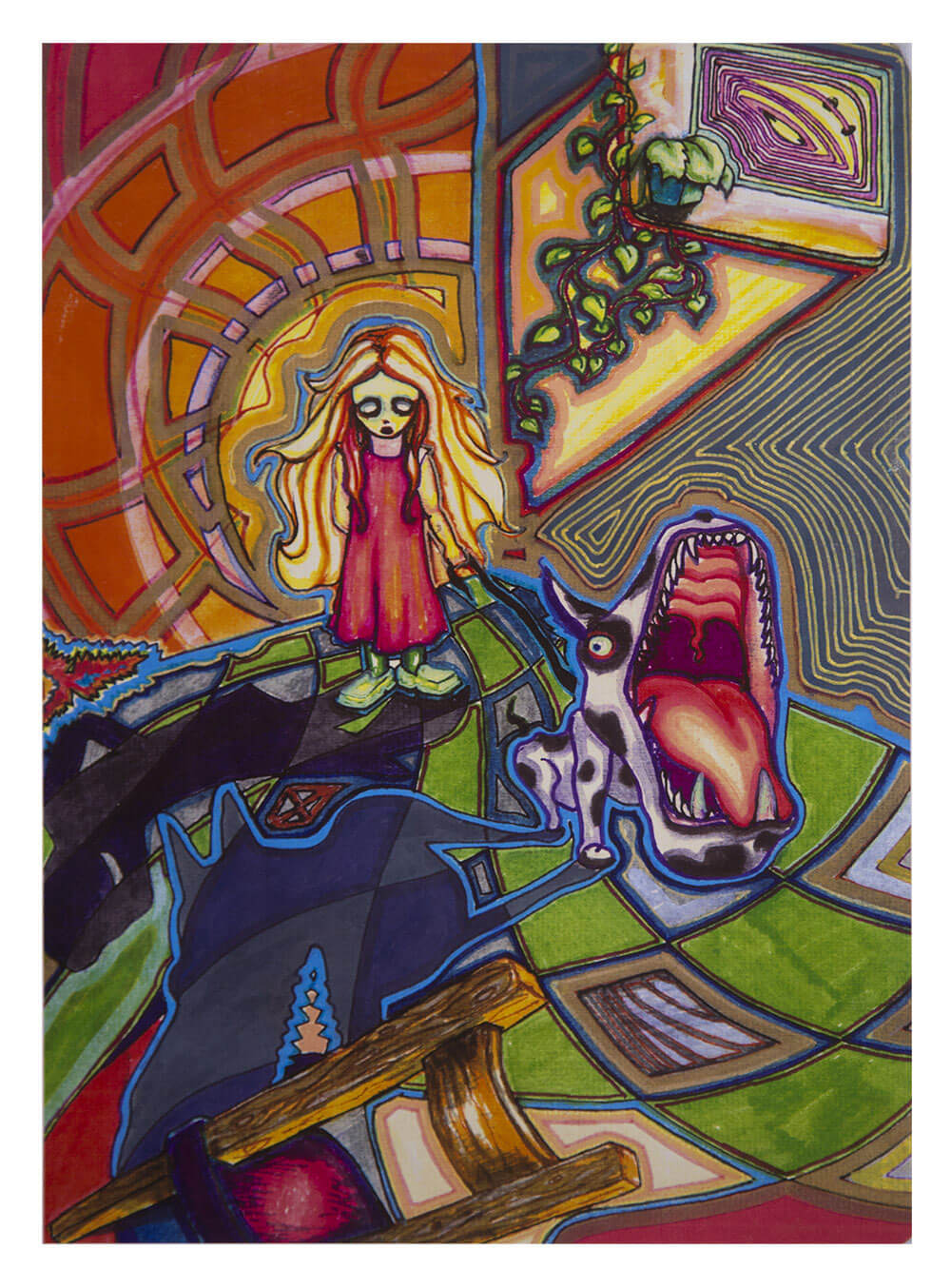 IT'S KICKING IN drawings by Maher Diab