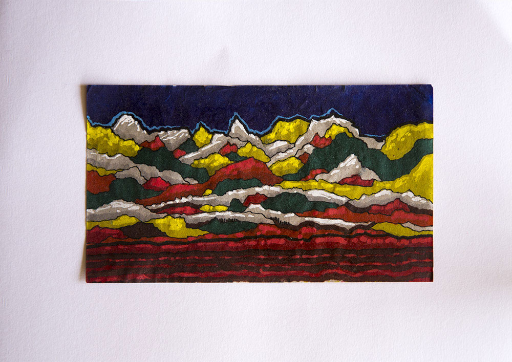 TAKE ME TO THE MOUNTAINS drawings by Maher Diab