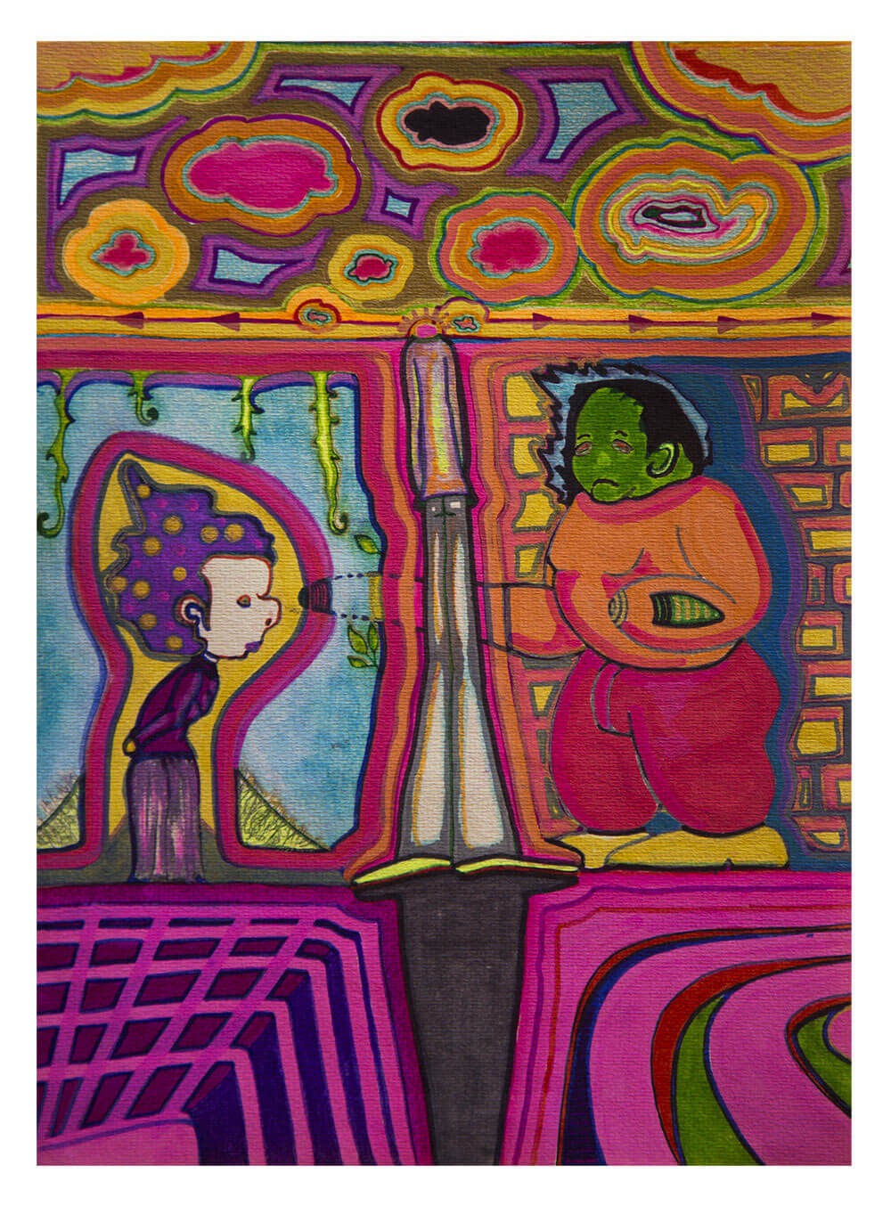 THE FAIRY GODMOTHER  drawings by Maher Diab