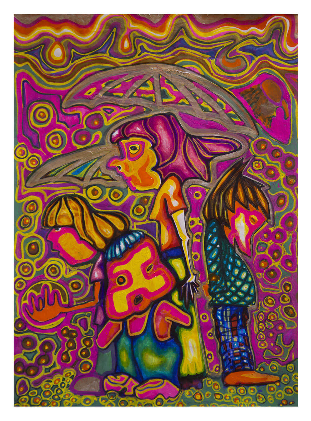 THE FIRST RAIN drawings by Maher Diab