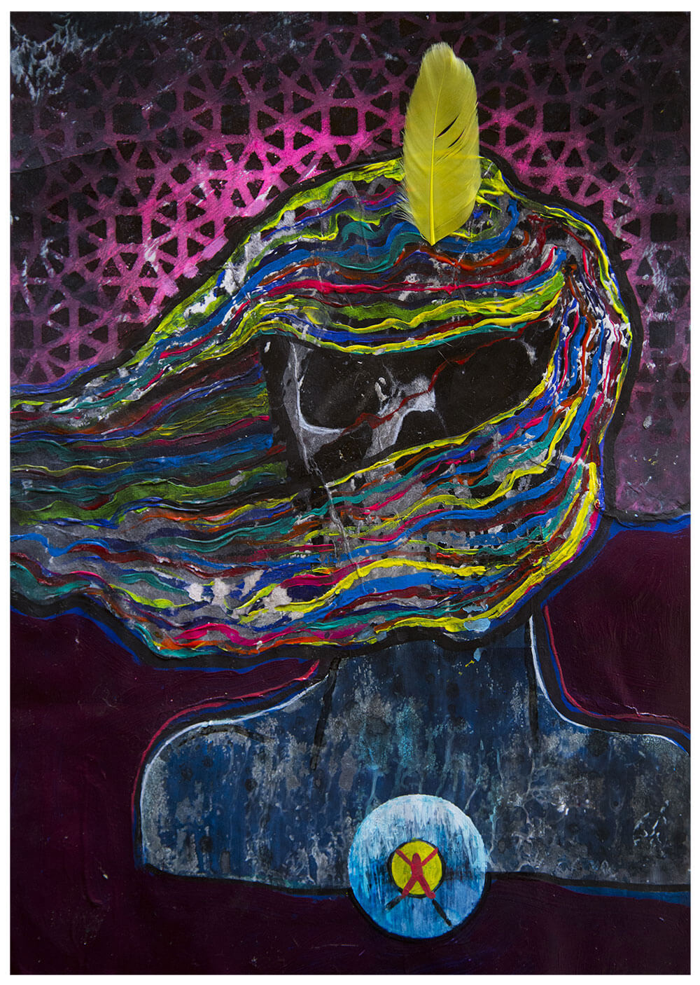 THE LADY OF THE BASEMENT drawings by Maher Diab