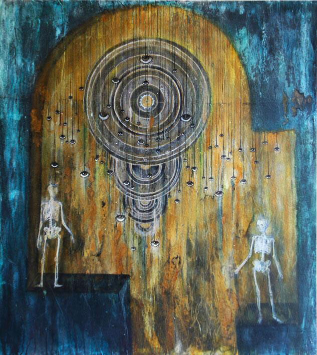 The gate keepers paintings by Maher Diab