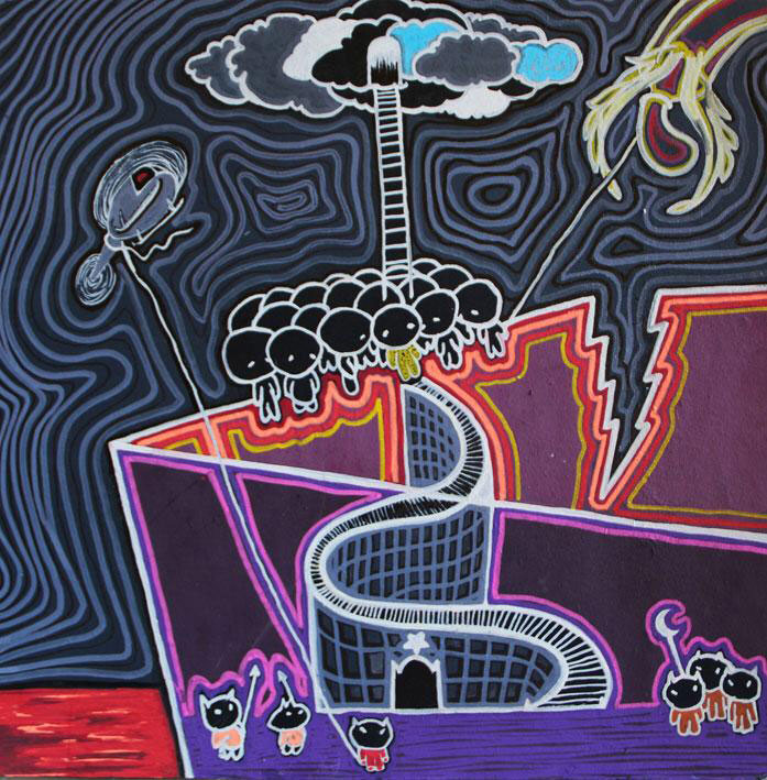 The little ones paintings by Maher Diab