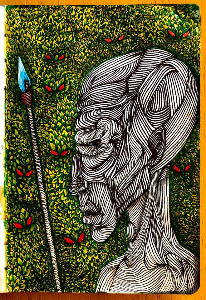 WILD drawings by Maher Diab