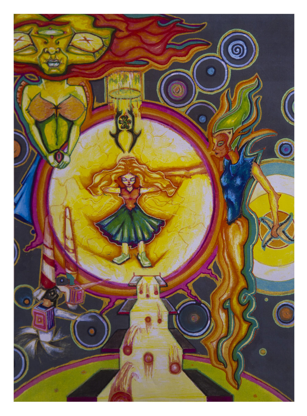 TOUCHED BY THE SPIRIT drawings by Maher Diab