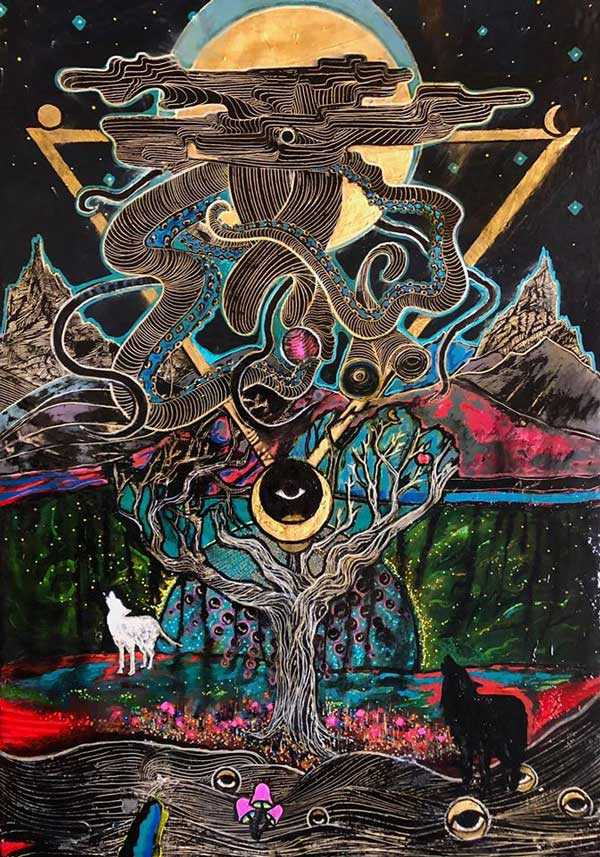 A strangely familiar dream paintings by Maher Diab