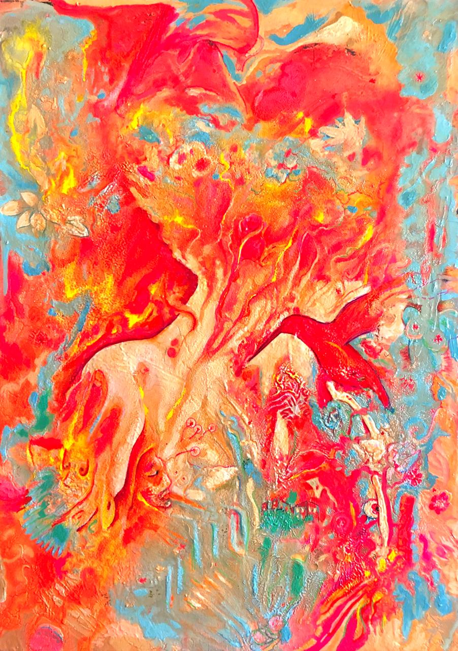 Daydreaming paintings by Maher Diab