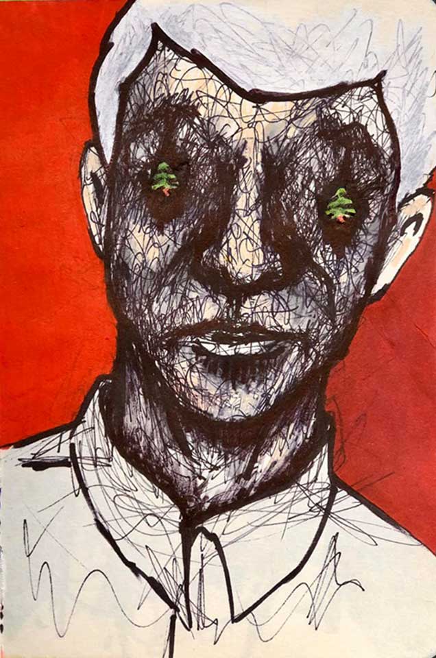 Dizzy drawings by Maher Diab