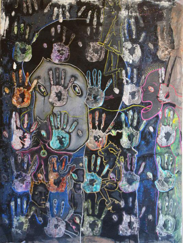 Homage paintings by Maher Diab