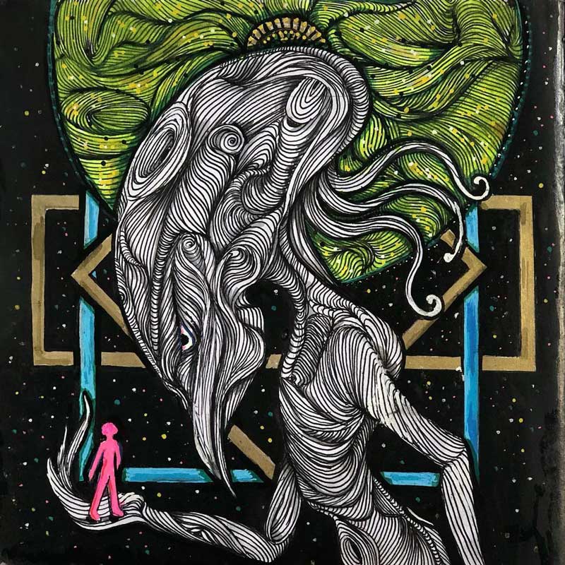 HOPE drawings by Maher Diab