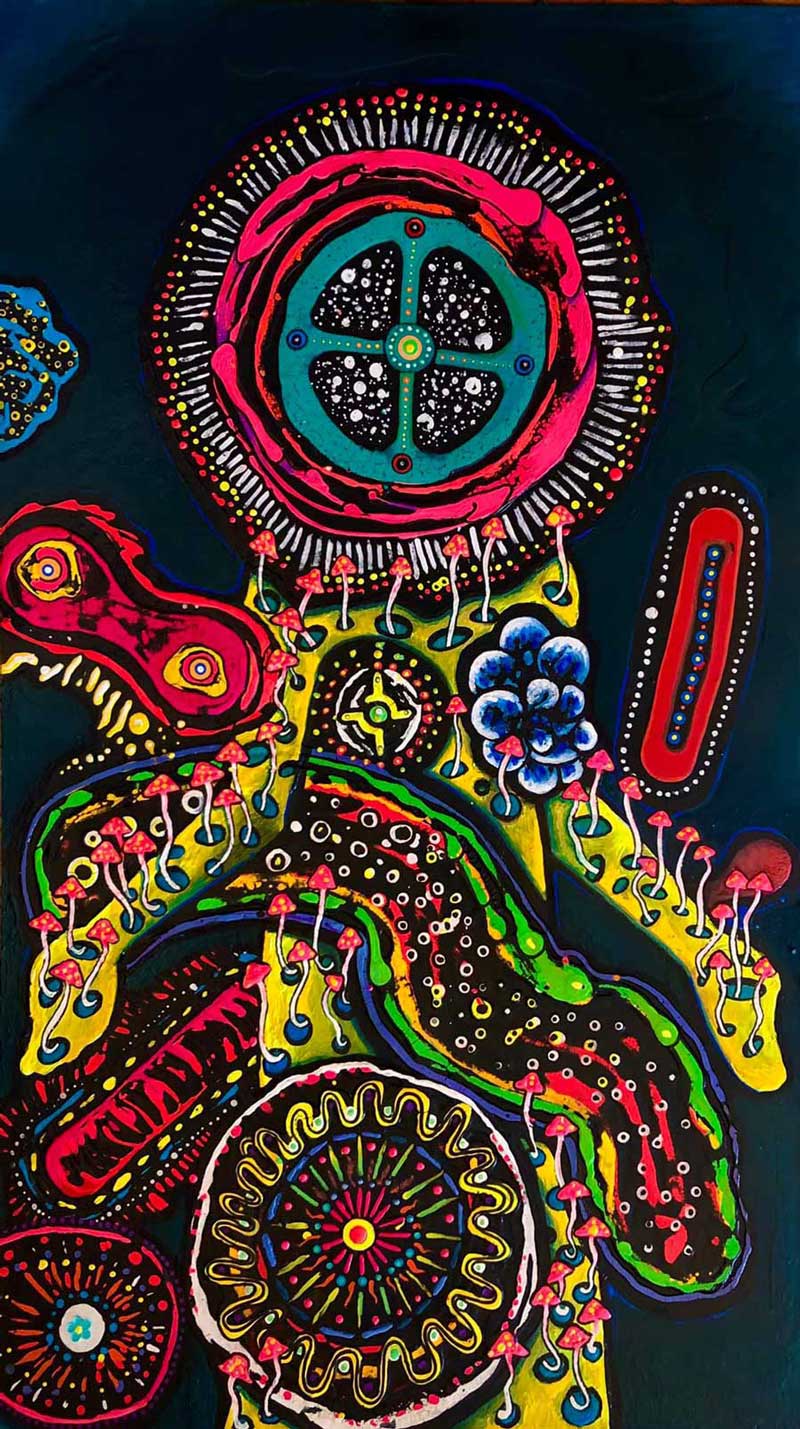 In the Presence of Gaia paintings by Maher Diab