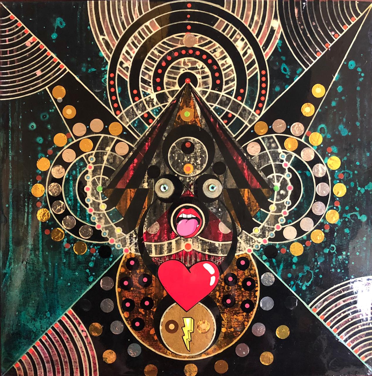 Psychedelicas paintings by Maher Diab