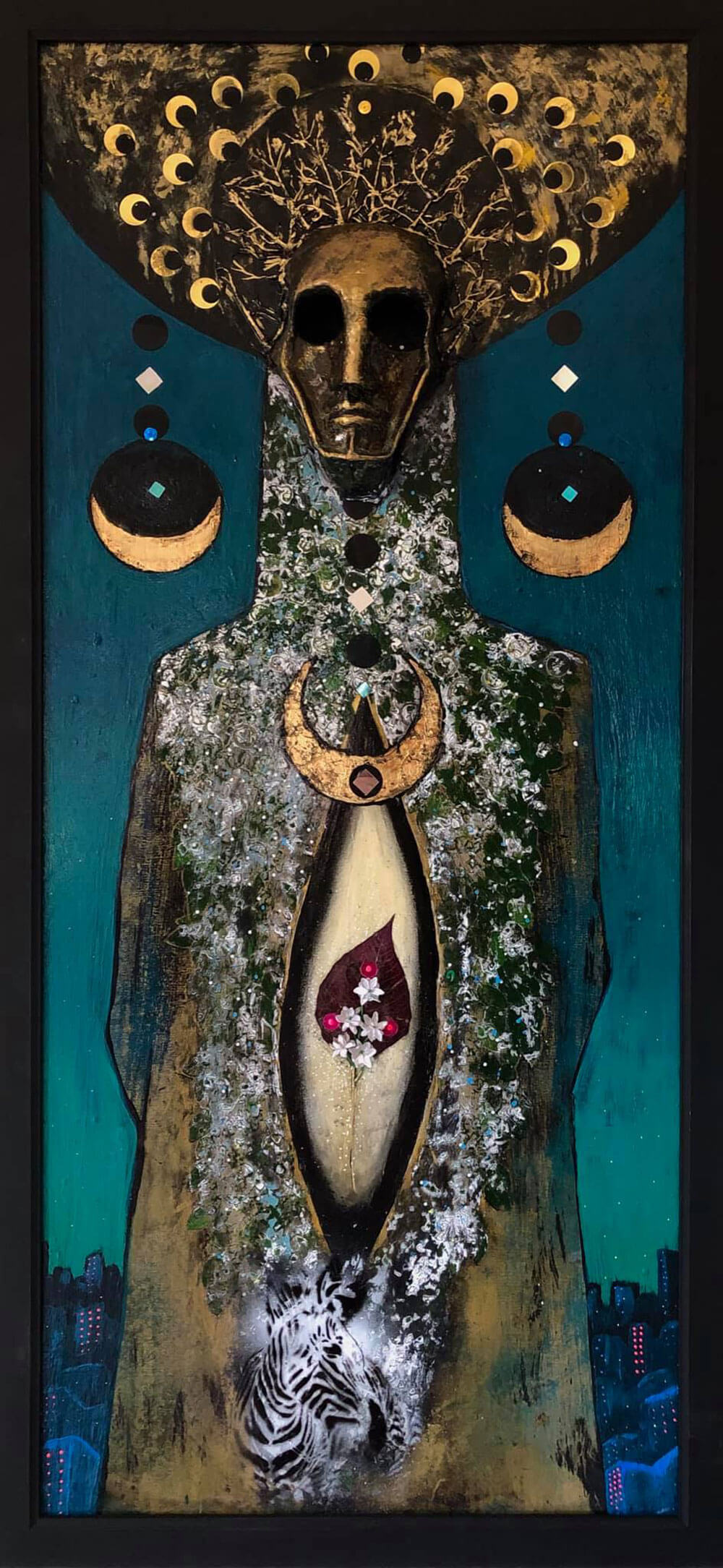 Lunar Queen paintings by Maher Diab