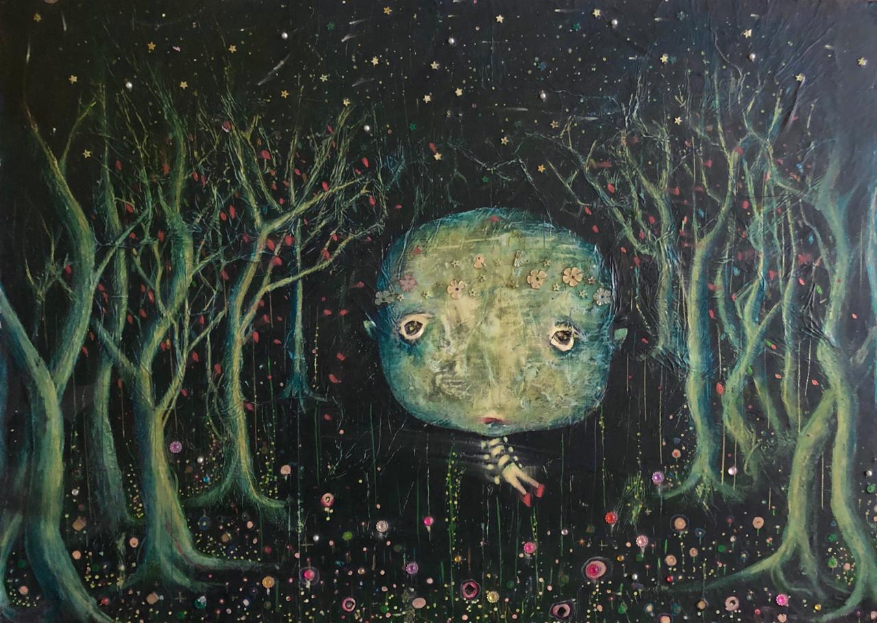 Sleepwalking paintings by Maher Diab