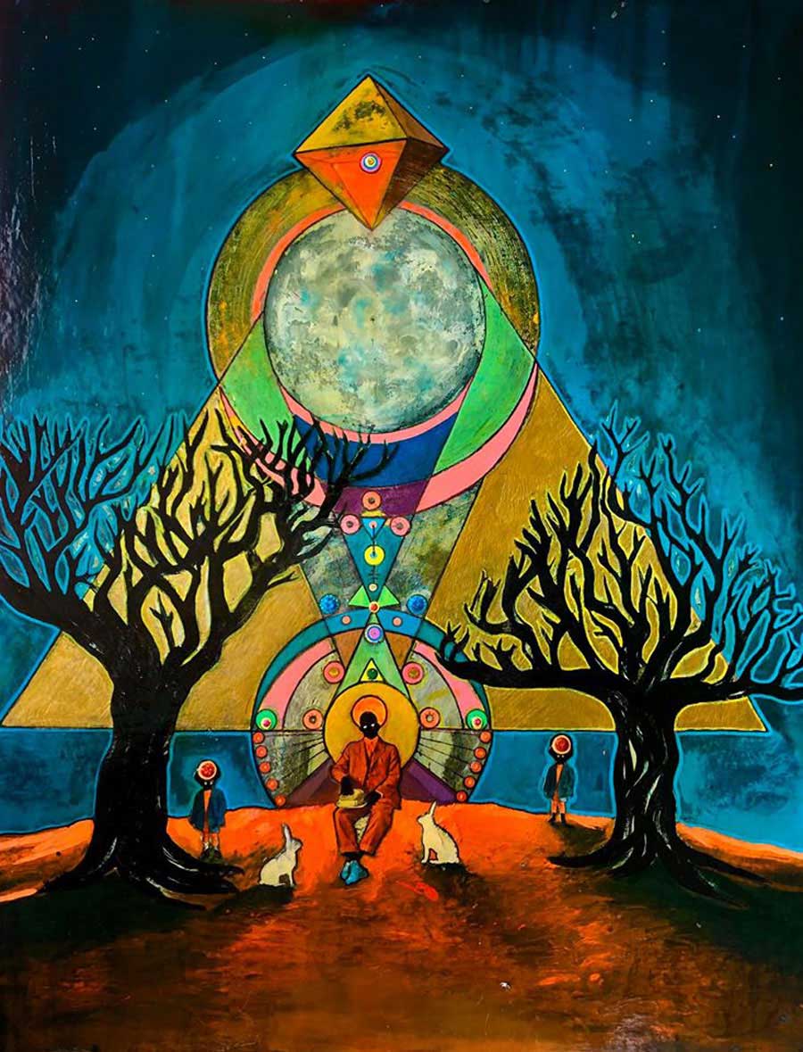 The only way out is in paintings by Maher Diab