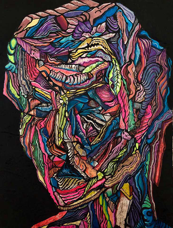 THE GOOD, THE BAD AND THE WACKADOO paintings by Maher Diab