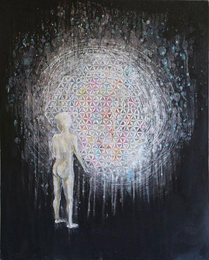 words of heart paintings by Maher Diab